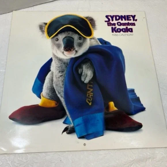 Landmark Calendars | Office | Vtg Sydney The Qantas Koala Bear 986 Calendar  12x12 | Poshmark